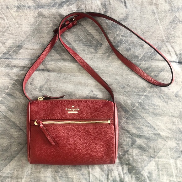 kate spade Handbags - ❤️FINAL! KATE SPADE: wine crossbody
